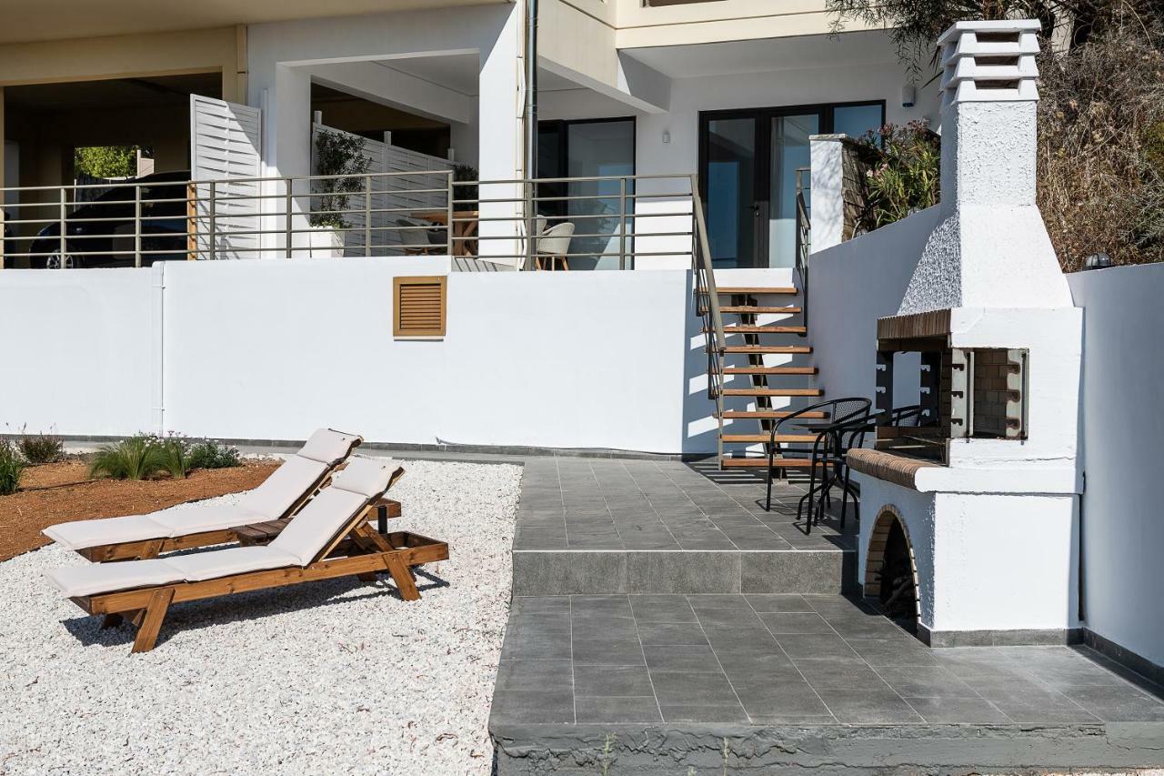 Blue Island Luxury Apartment Kato Daratso Bagian luar foto